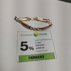 PULSERA RODIADO 10 K 7,80 GRMS (SEMINUEVO)