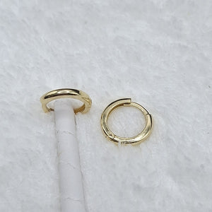 ARETES ARRACADAS LISAS 10K 1.2 GR (NUEVO)