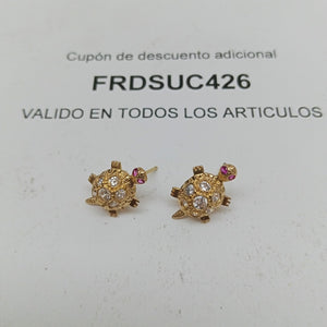 ARETES PAR ORO 10 K 2.4 GRMS (SEMINUEVO)