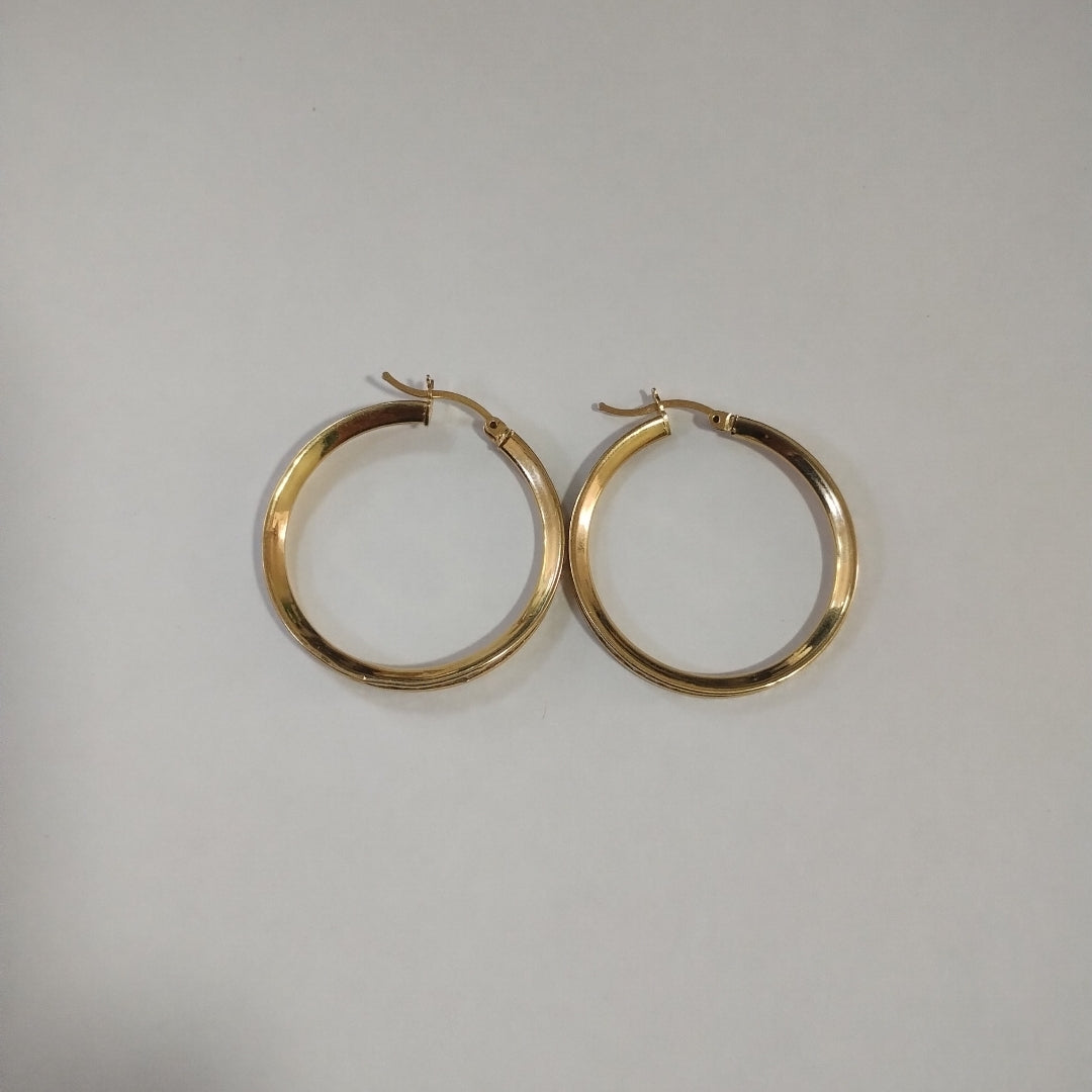 ARRACADAS PAR ORO 14 K 4.8 GRMS (SEMINUEVO)