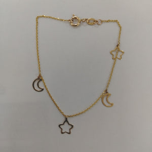 PULSERA ESPECIAL DIJES 10K 18 CM 0.9 GR (NUEVO)