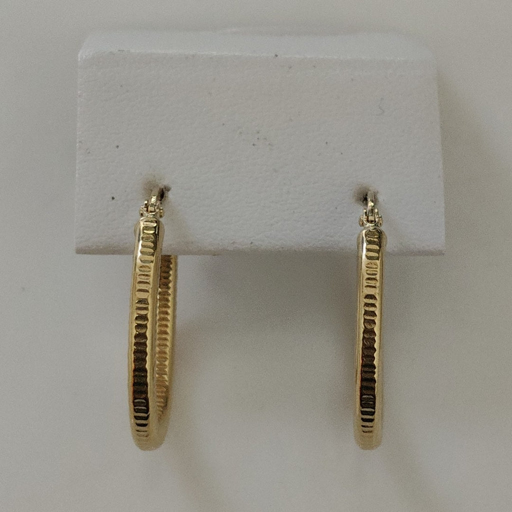 ARRACADAS PAR ORO 14 K 1.5 GRMS (SEMINUEVO)