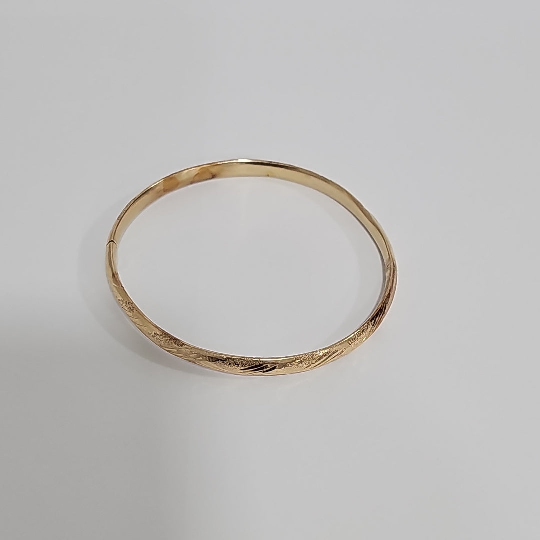 PULSERA RIGIDA ORO 14 K 5.1 GRMS (SEMINUEVO)