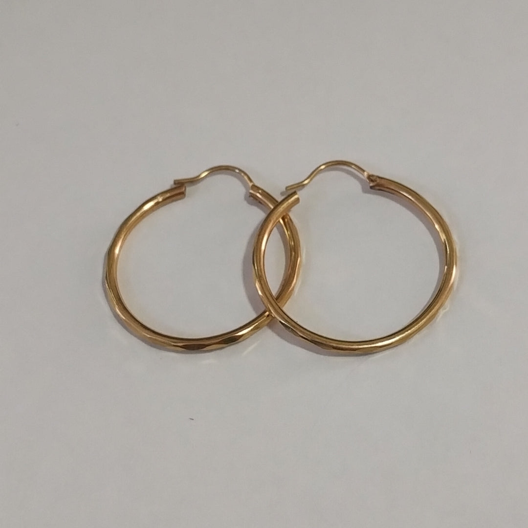 ARRACADAS PAR ORO 10 K 1.4 GRMS (SEMINUEVO)