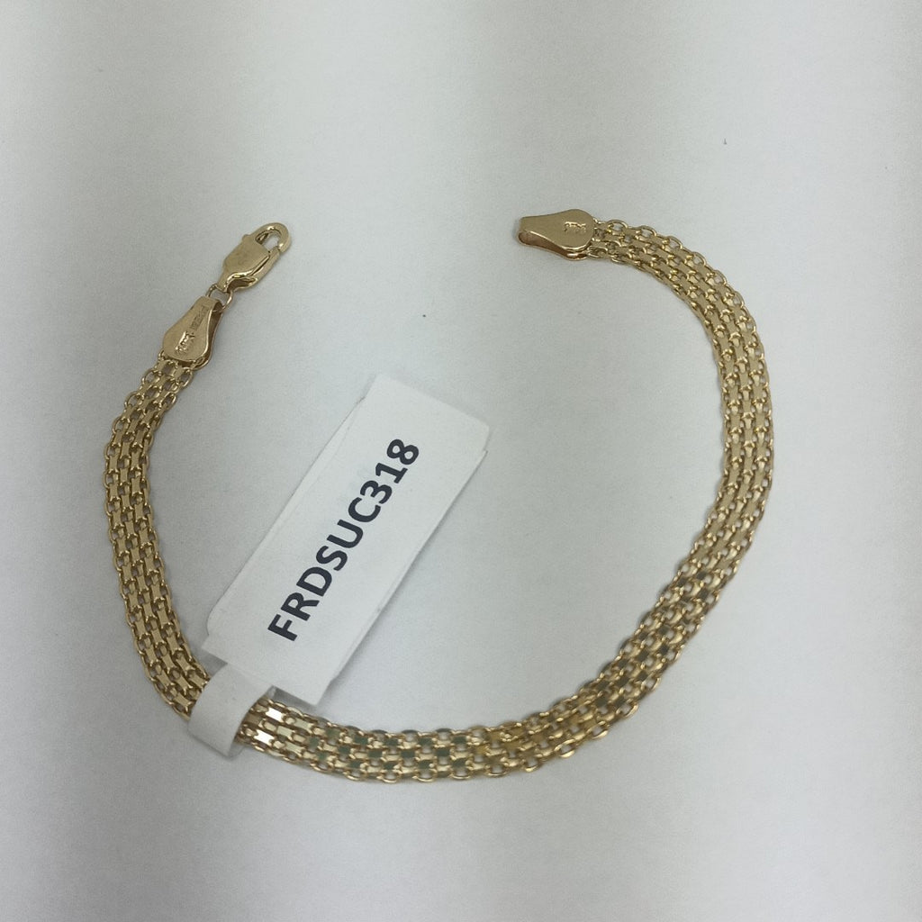 PULSERA ESPECIAL 14K 18 CM 4.6 GR (NUEVO)