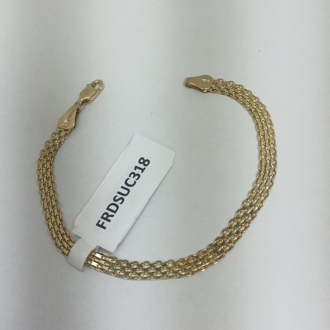 PULSERA ESPECIAL 14K 18 CM 4.6 GR (NUEVO)