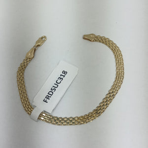 PULSERA ESPECIAL 14K 18 CM 4.6 GR (NUEVO)