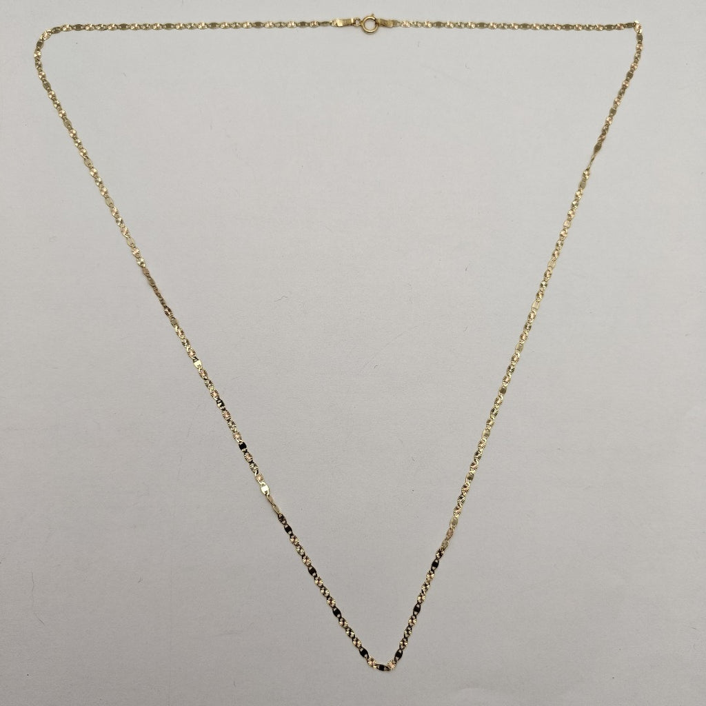 CADENA ORO COMBINADO 14 K 1,40 GRMS (SEMINUEVO)