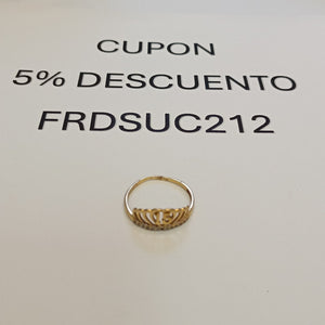 ANILLO ORO 10 K 1.7 GRMS (SEMINUEVO)