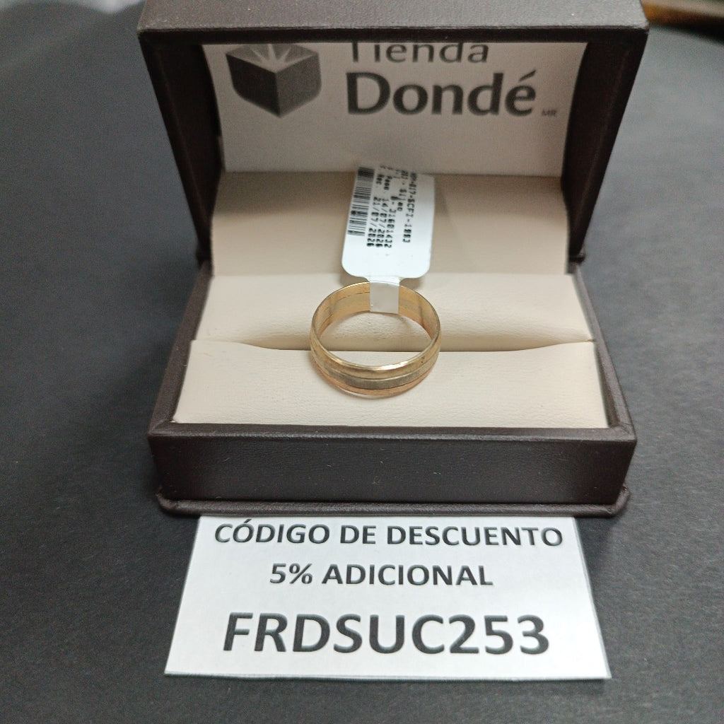 ARGOLLA ORO 14 K 4 GRMS (SEMINUEVO)