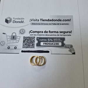 ARRACADAS PAR ORO 10 K 1,00 GRMS (SEMINUEVO)