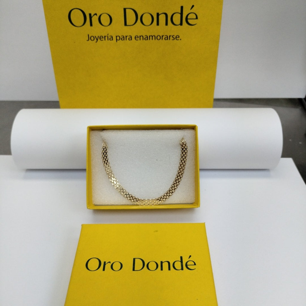 PULSERA ESPECIAL 14K 18 CM 4.4 GR (NUEVO)