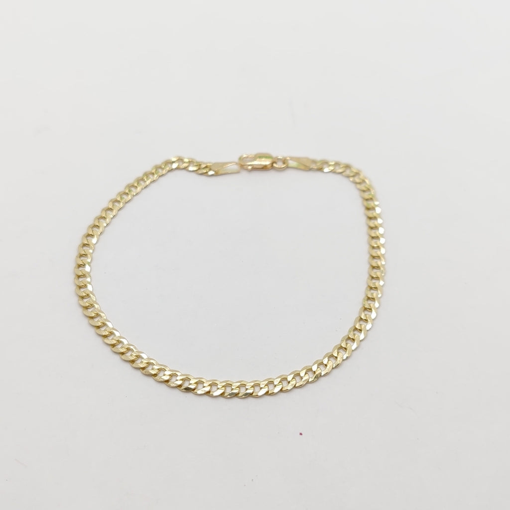 PULSERA BARBADA 14K 18 CM 3.3 GR (NUEVO)
