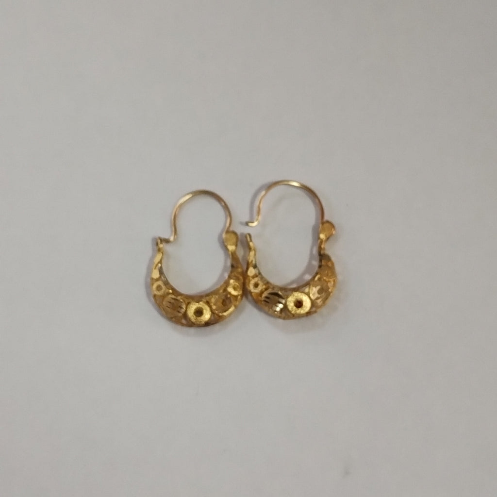 ARETES PAR ORO 10 K 1,80 GRMS (SEMINUEVO)