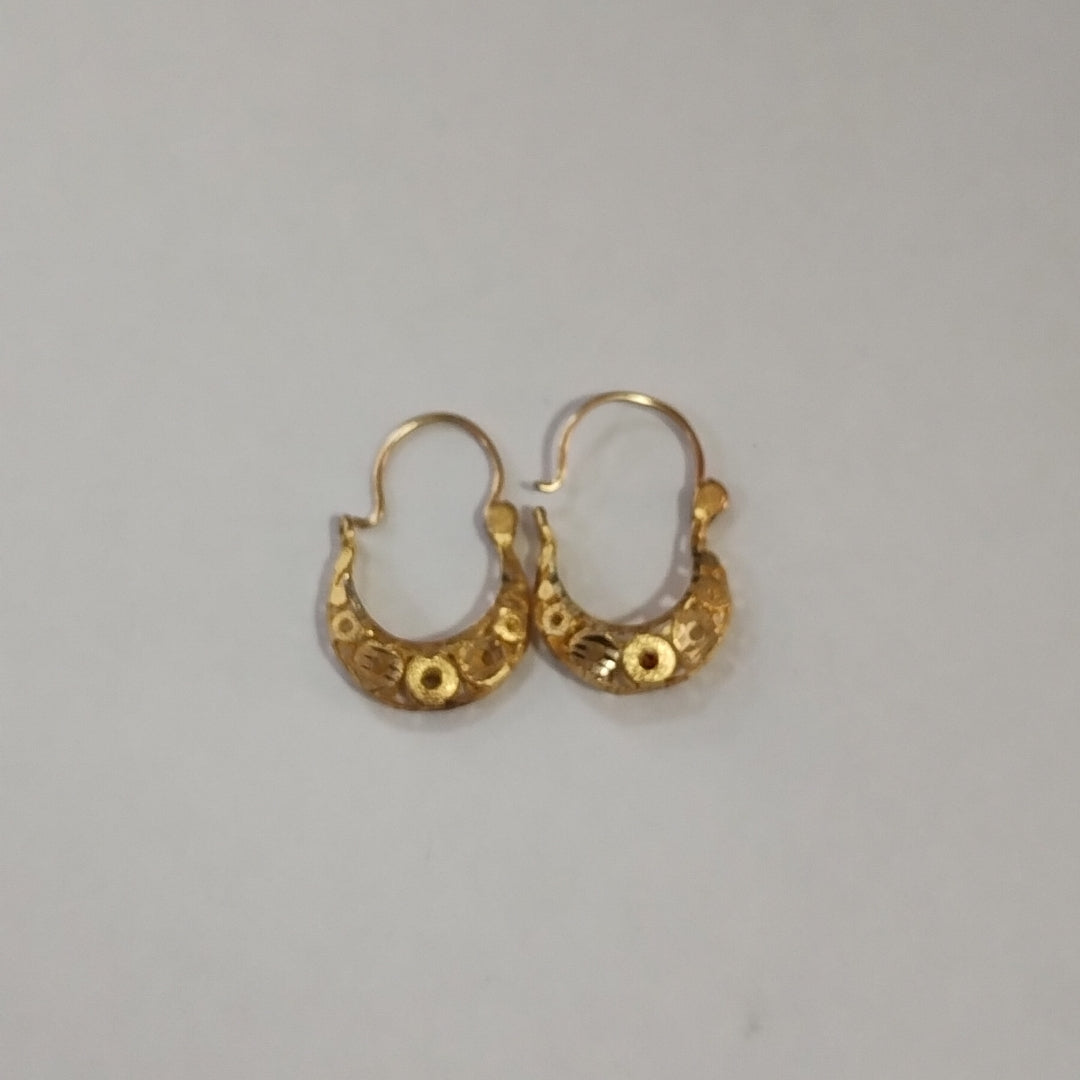 ARETES PAR ORO 10 K 1,80 GRMS (SEMINUEVO)
