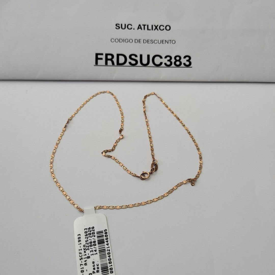 CADENA ORO 10 K 1.3 GRMS (SEMINUEVO)
