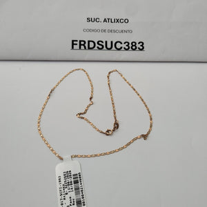 CADENA ORO 10 K 1.3 GRMS (SEMINUEVO)
