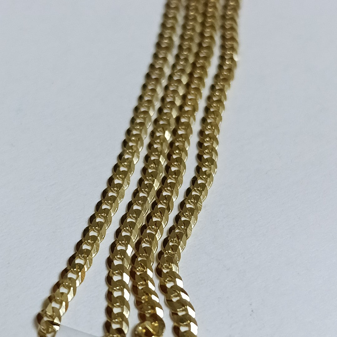 CADENA BARBADO 10K 55 CM 4.8 GR (NUEVO)