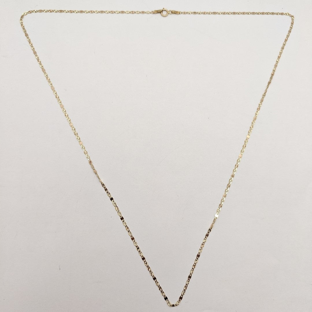 CADENA ORO COMBINADO 10 K 1.2 GRMS (SEMINUEVO)