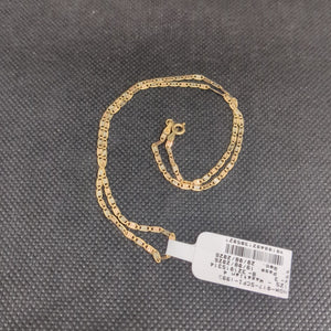 CADENA ORO, ORO COMBINADO 14 K 2.1 GRMS (SEMINUEVO)