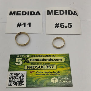 ARGOLLA ORO 10 K 5.7 GRMS (SEMINUEVO)