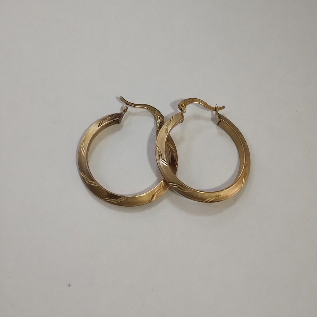 ARRACADAS PAR ORO 10 K 2.6 GRMS (SEMINUEVO)