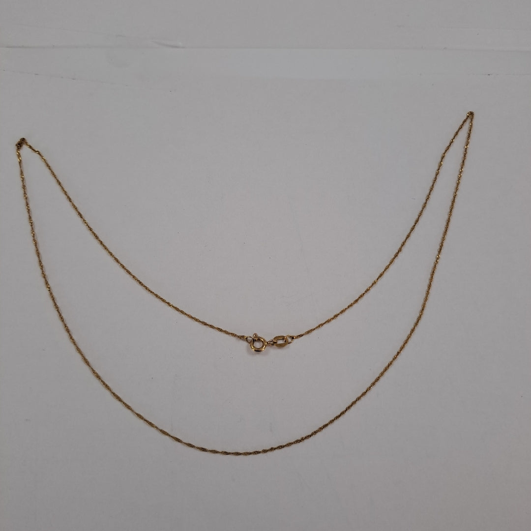 CADENA ORO 14 K 0.9 GRMS (SEMINUEVO)