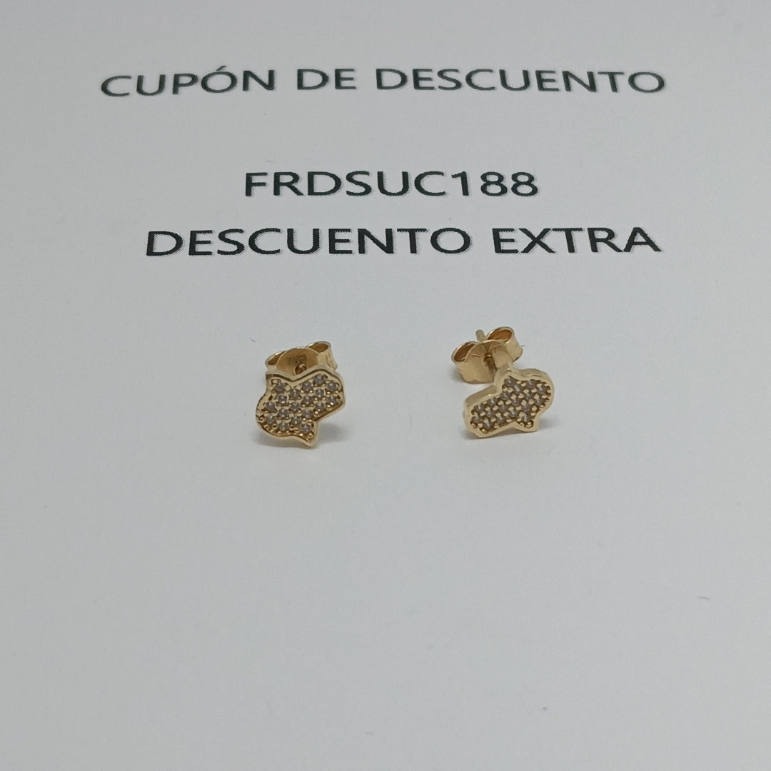 BROQUELES ORO 14K 1.3 (NUEVO)