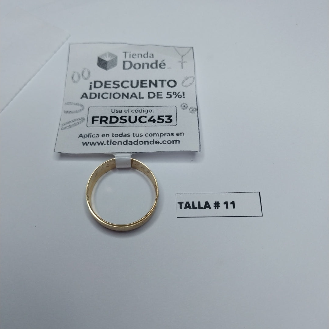 ARGOLLA ORO 14 K 3.2 GRMS (SEMINUEVO)