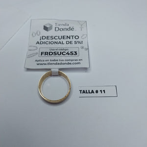 ARGOLLA ORO 14 K 3.2 GRMS (SEMINUEVO)