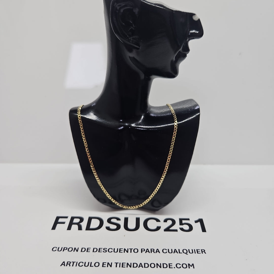 CADENAS BARBADA AMARILLA ORO 14K 2 (NUEVO)