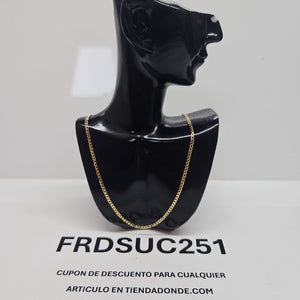 CADENAS BARBADA AMARILLA ORO 14K 2 (NUEVO)