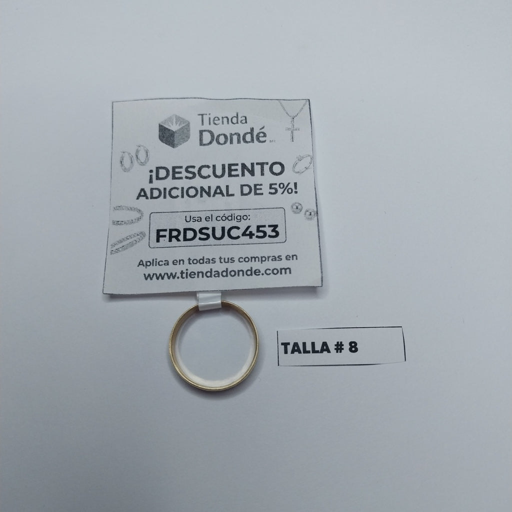 ARGOLLA ORO 10 K 1.6 GRMS (SEMINUEVO)
