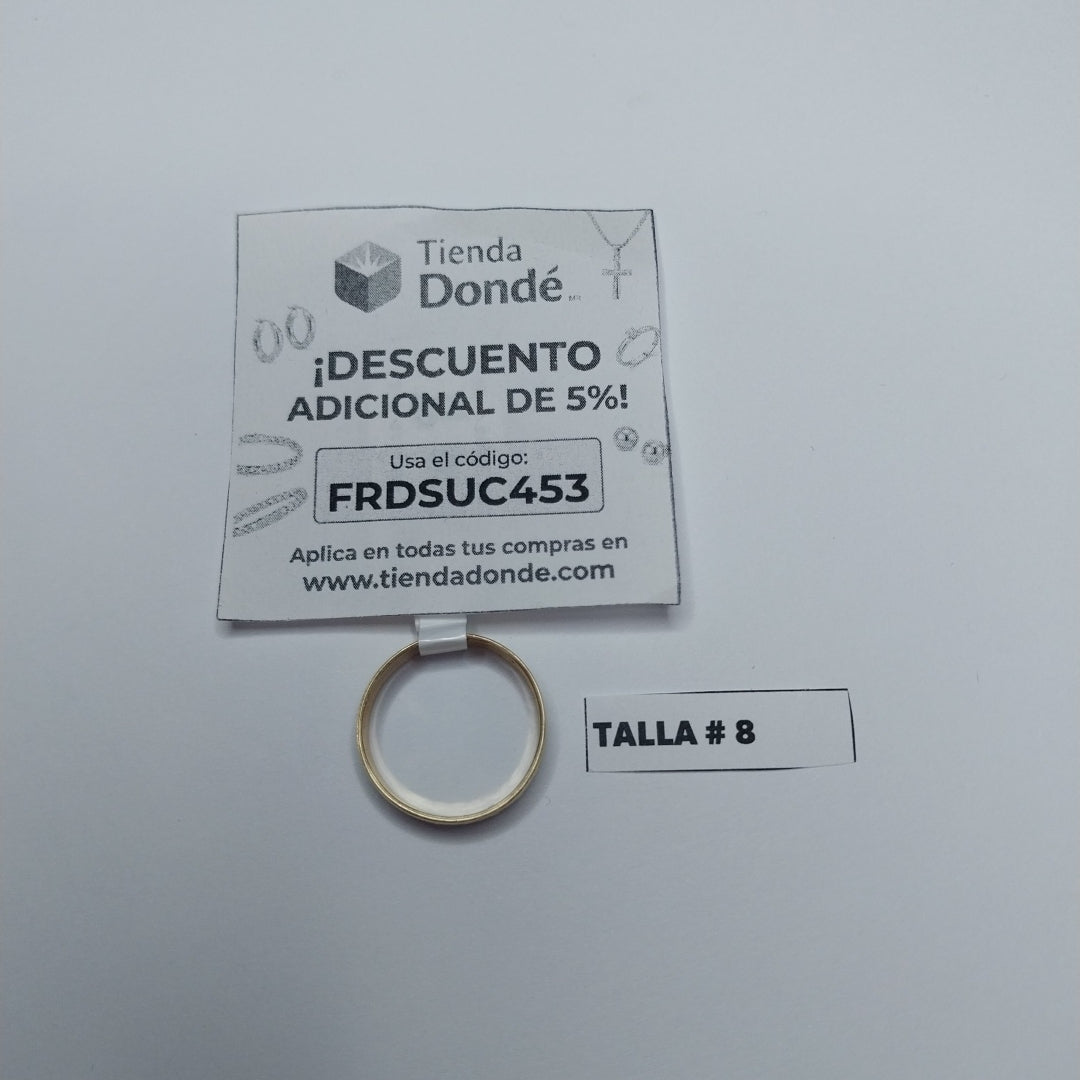 ARGOLLA ORO 10 K 1.6 GRMS (SEMINUEVO)
