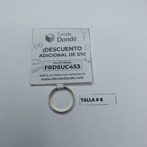 ARGOLLA ORO 10 K 1.6 GRMS (SEMINUEVO)