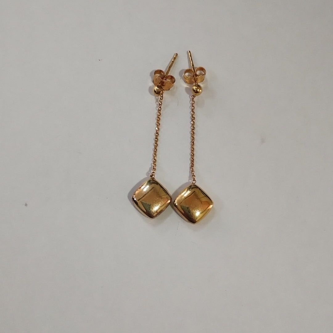 ARETES PAR ORO 14 K 1.9 GRMS (SEMINUEVO)