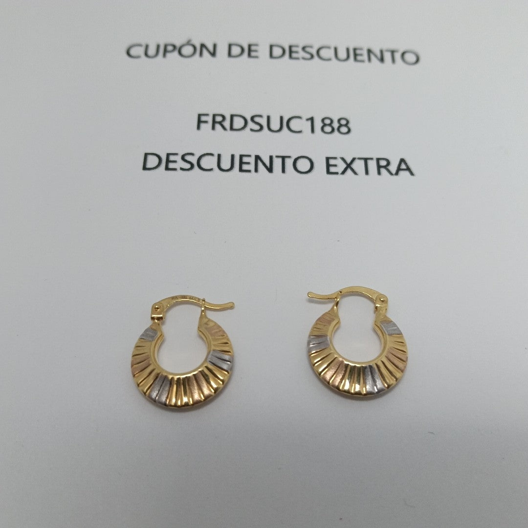 ARRACADAS ORO 14K 1.7 (NUEVO)
