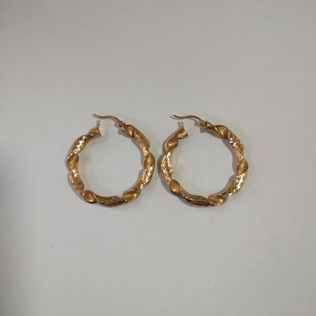 ARRACADAS PAR ORO 14 K 4.5 GRMS (SEMINUEVO)
