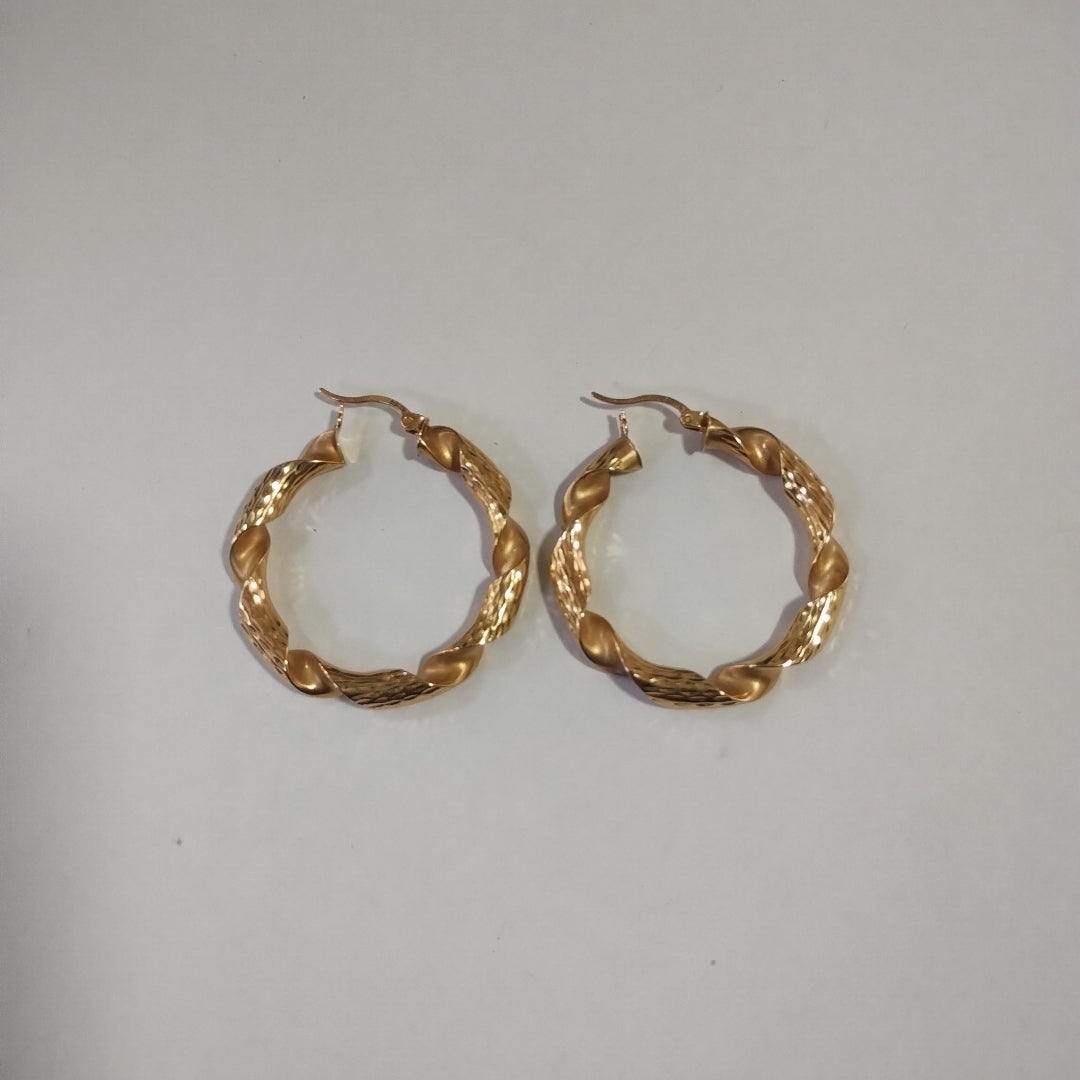 ARRACADAS PAR ORO 14 K 4.5 GRMS (SEMINUEVO)