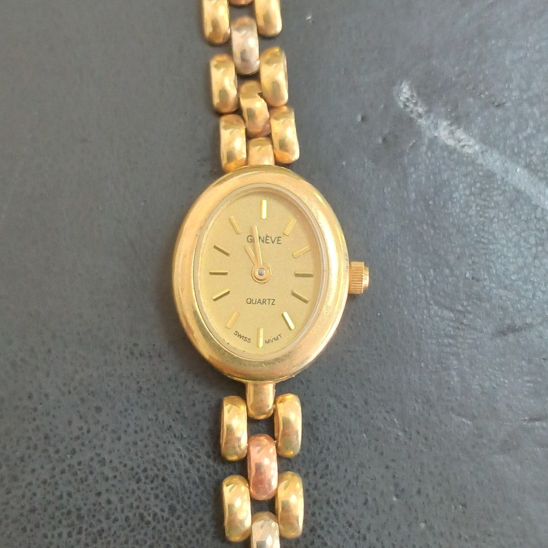 RELOJ CAJA Y PULSO ORO ORO 10 K 15.9 GRMS (SEMINUEVO)