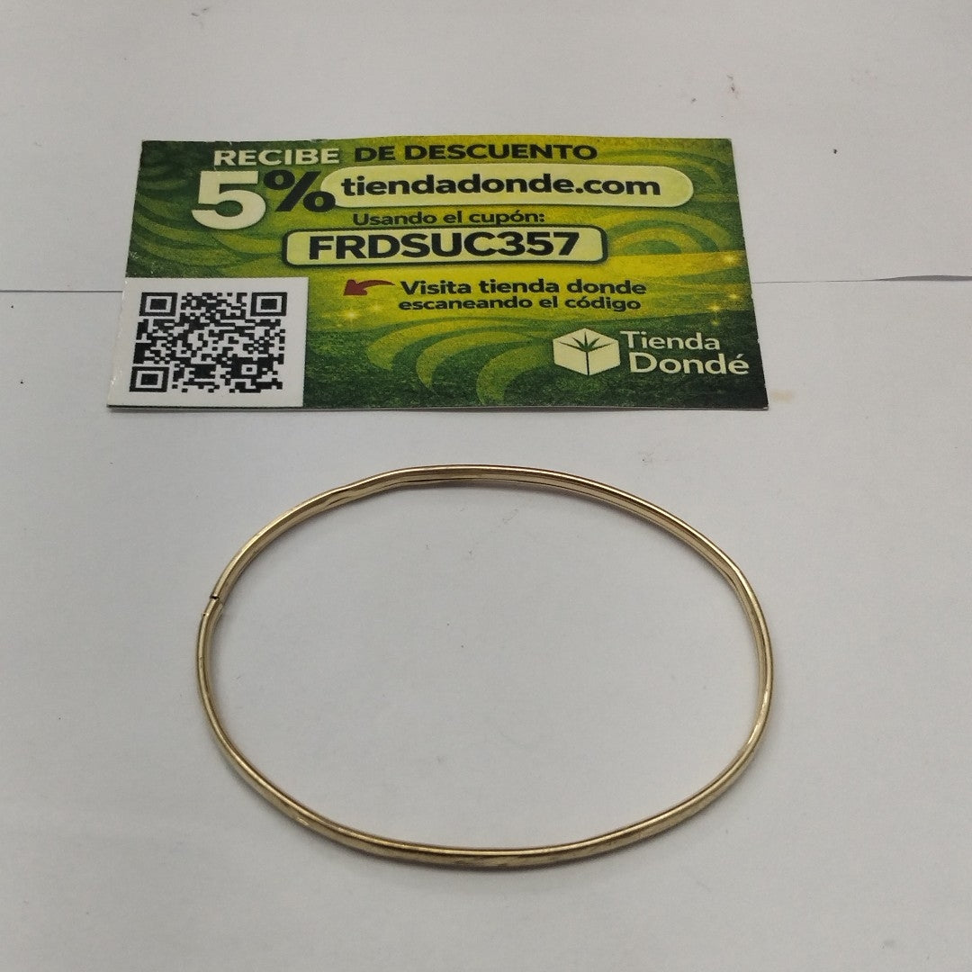 PULSERA RIGIDA ORO 14 K 4.8 GRMS (SEMINUEVO)