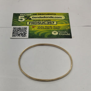 PULSERA RIGIDA ORO 14 K 4.8 GRMS (SEMINUEVO)