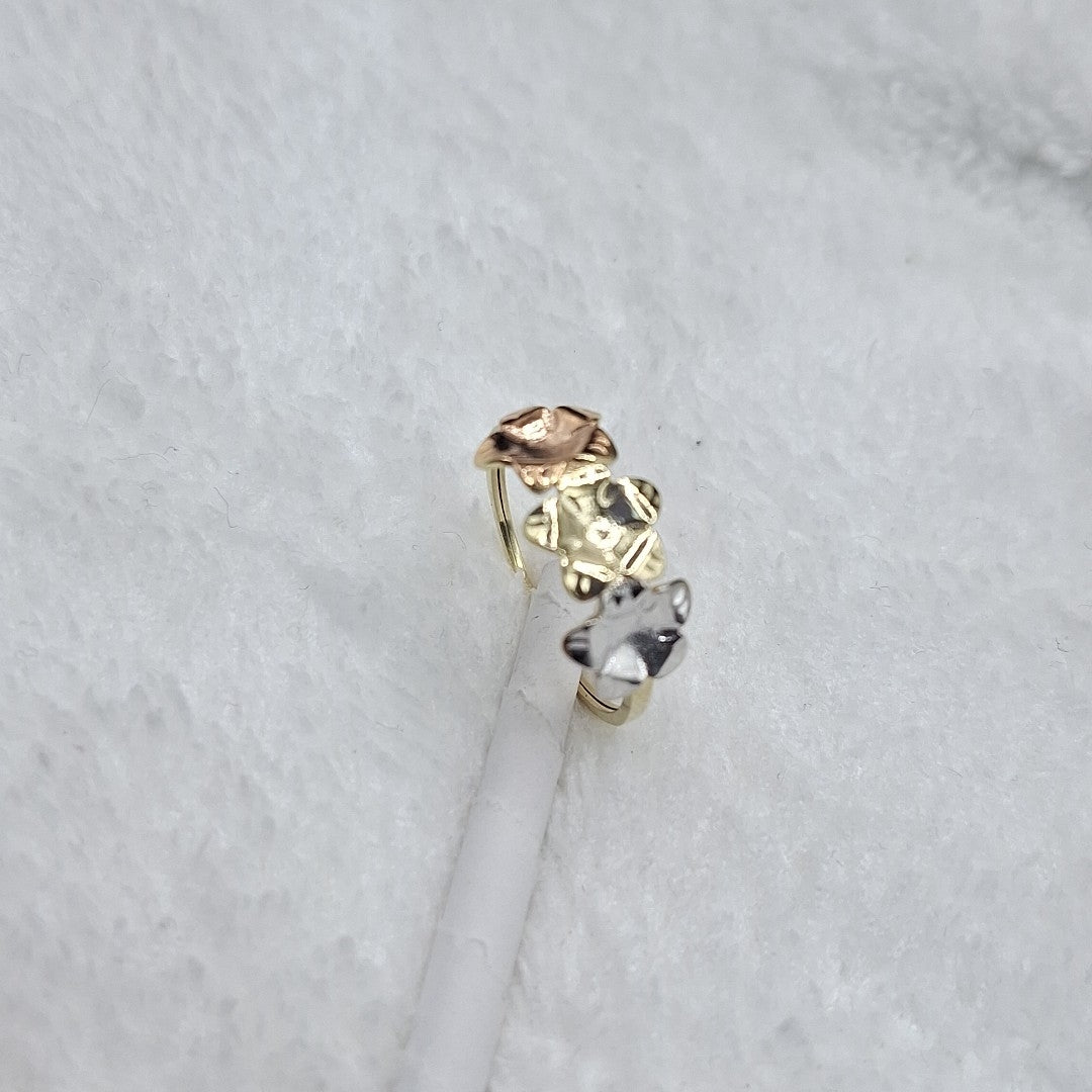ANILLOS ANILLITO FIG FLORES 10K TALLA 7 1.2 GR (NUEVO)