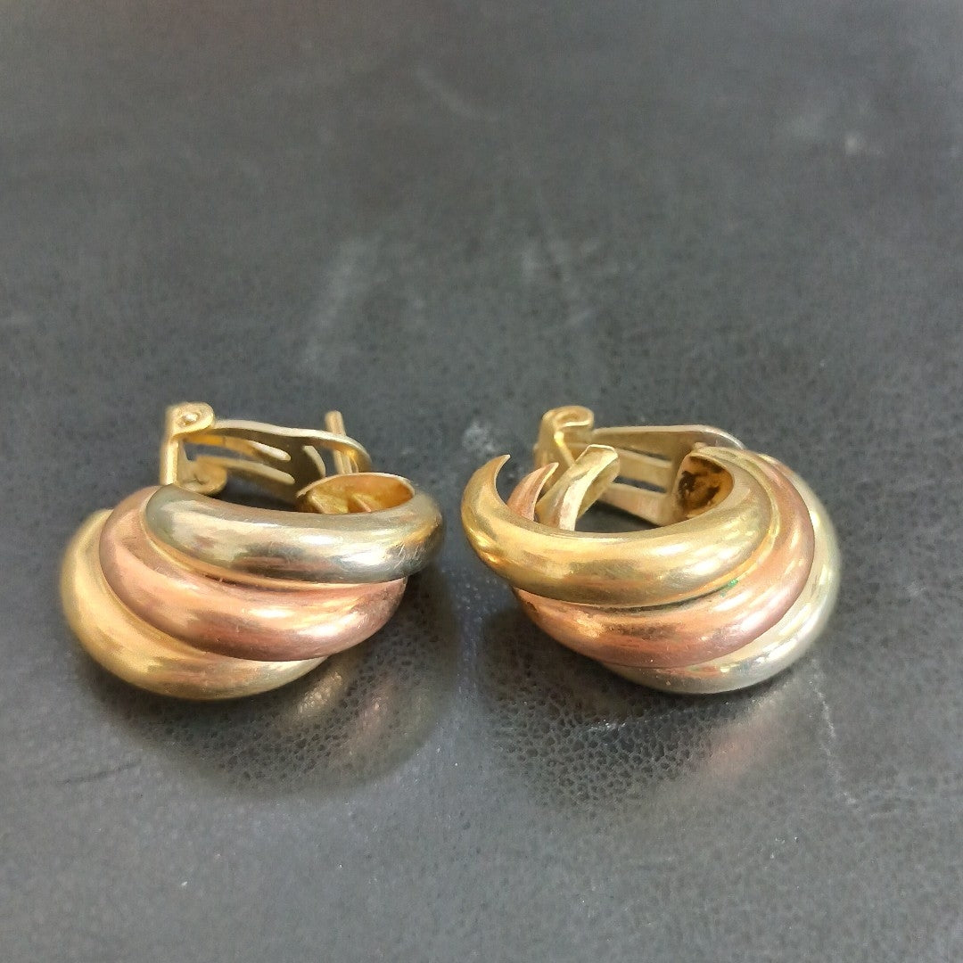 ARETES PAR ORO 14 K 6.1 GRMS (SEMINUEVO)
