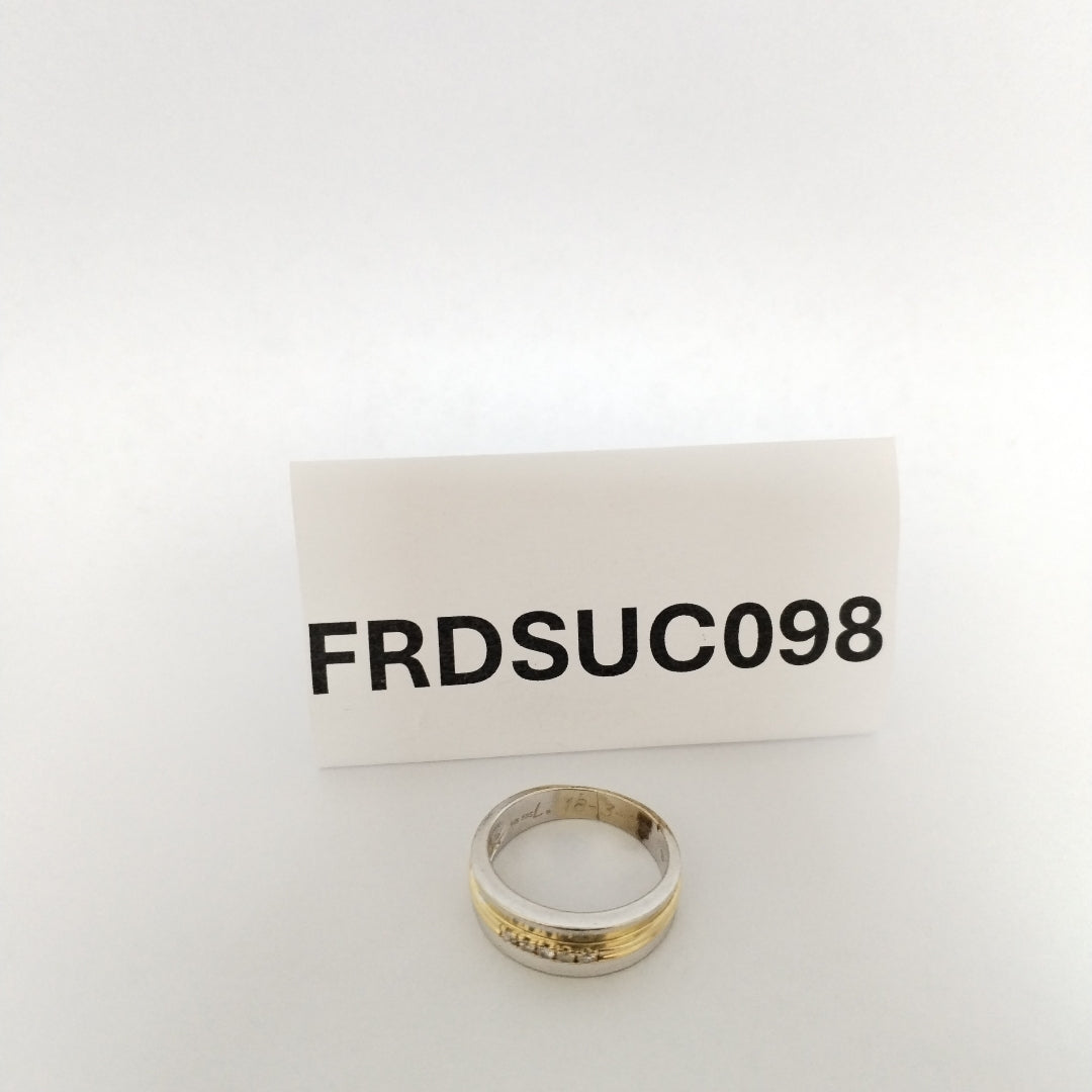 ANILLO ORO, ORO COMBINADO 14 K 5.7 GRMS (SEMINUEVO)