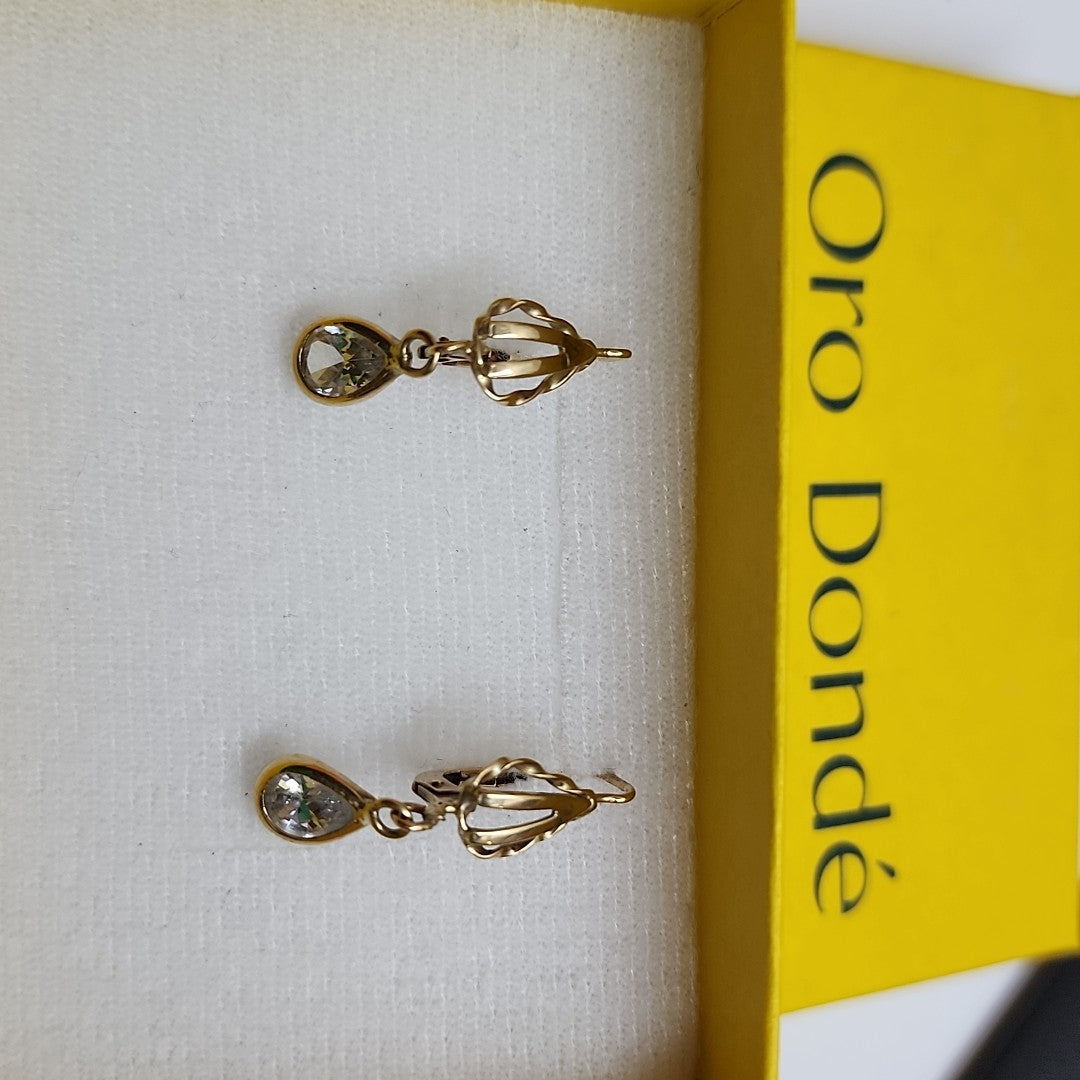 ARETES PAR ORO 8 K 1.8 GRMS (SEMINUEVO)