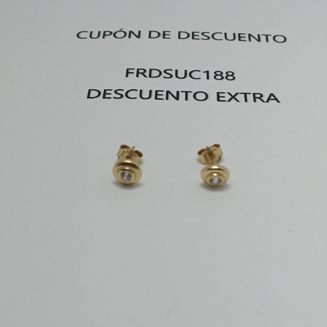 BROQUELES ORO 14K 1.2 (NUEVO)