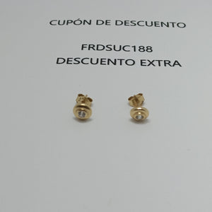 BROQUELES ORO 14K 1.2 (NUEVO)
