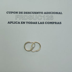 ARRACADAS PAR ORO 14 K 0,90 GRMS (SEMINUEVO)