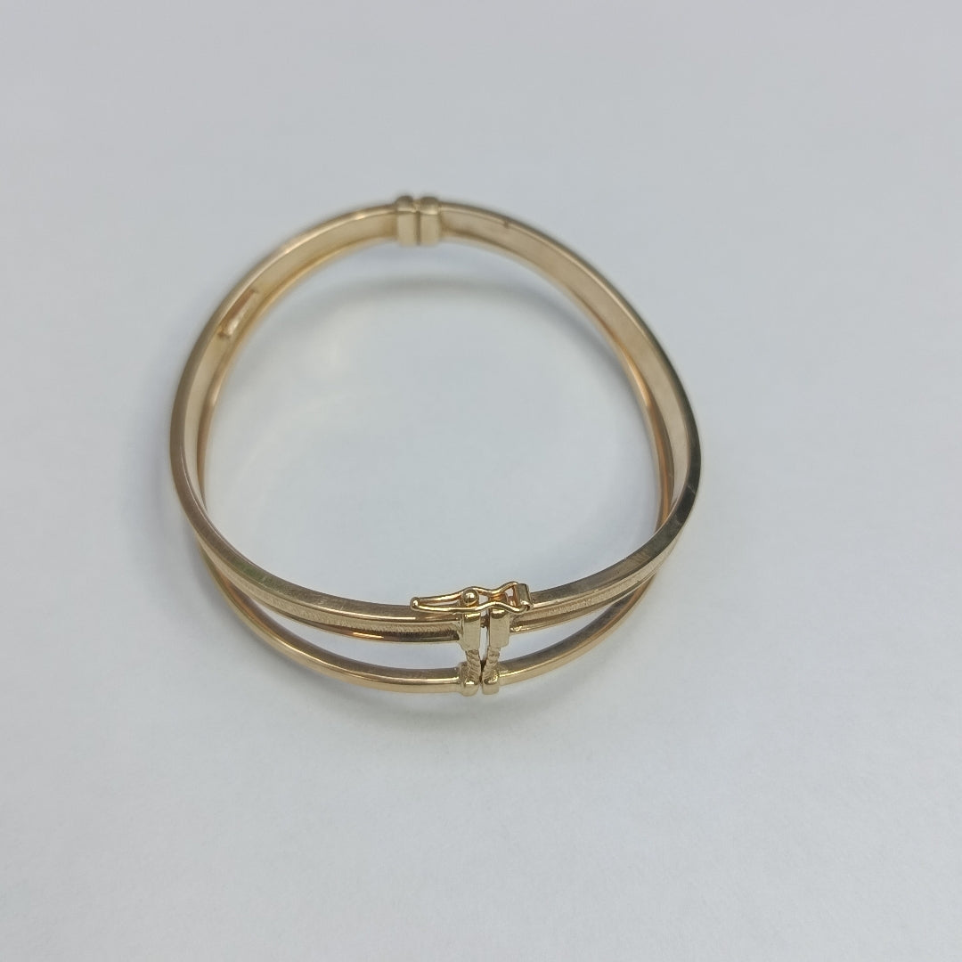 PULSERA RIGIDA ORO 14 K 9,30 GRMS (SEMINUEVO)